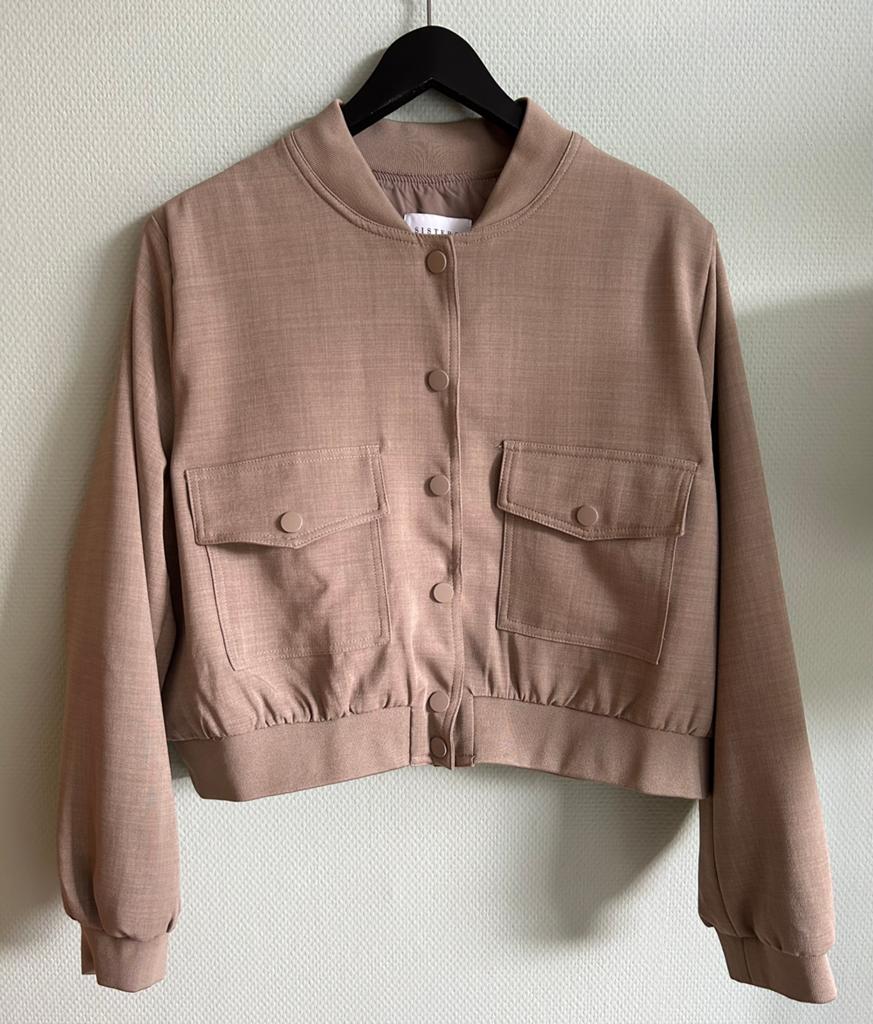 SisterS Point Blazer maat XL, Ophalen of Verzenden, Zo goed als nieuw, Maat 46/48 (XL) of groter, Beige
