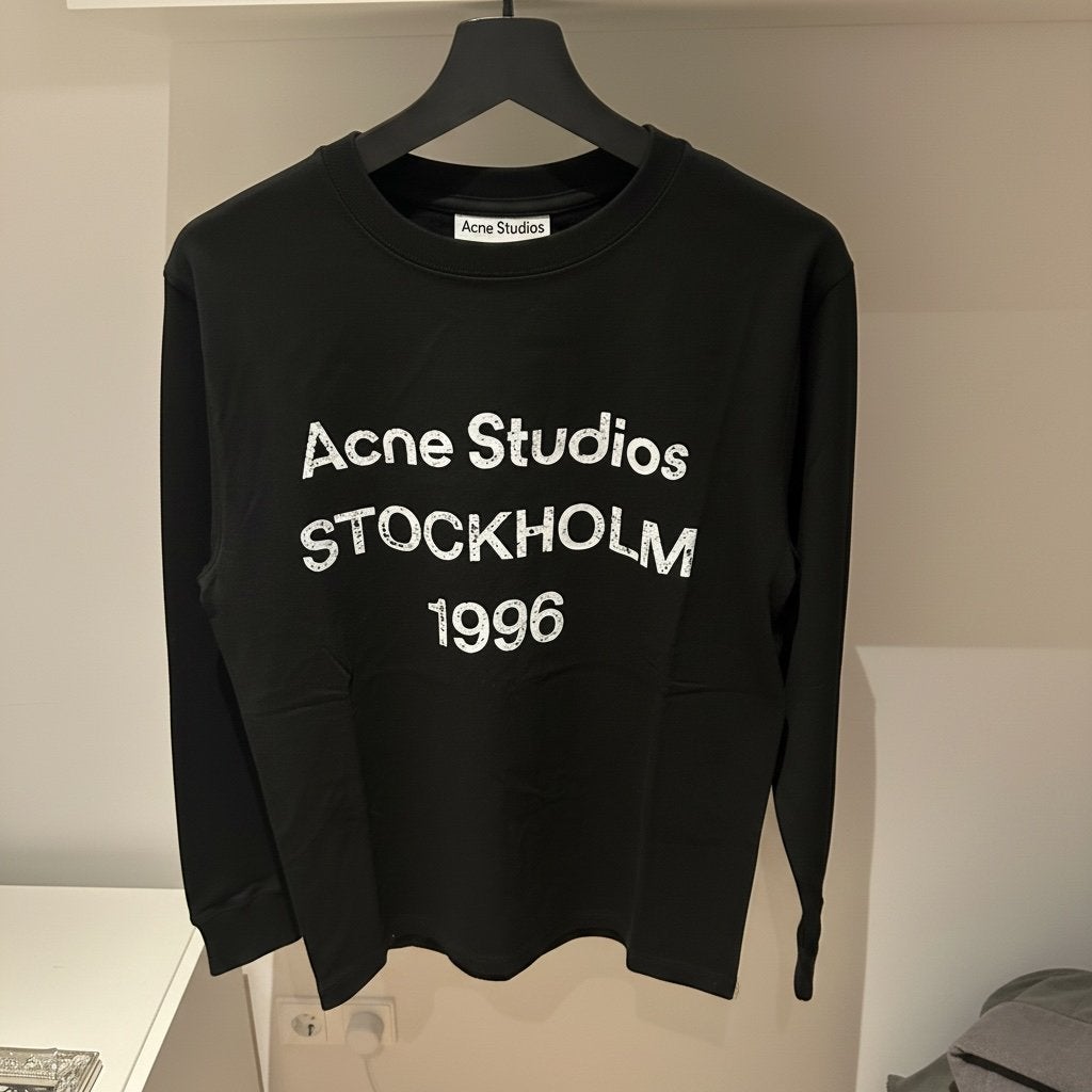 Acne Studios longsleeve, Ophalen of Verzenden, Zo goed als nieuw, Overige maten, Zwart