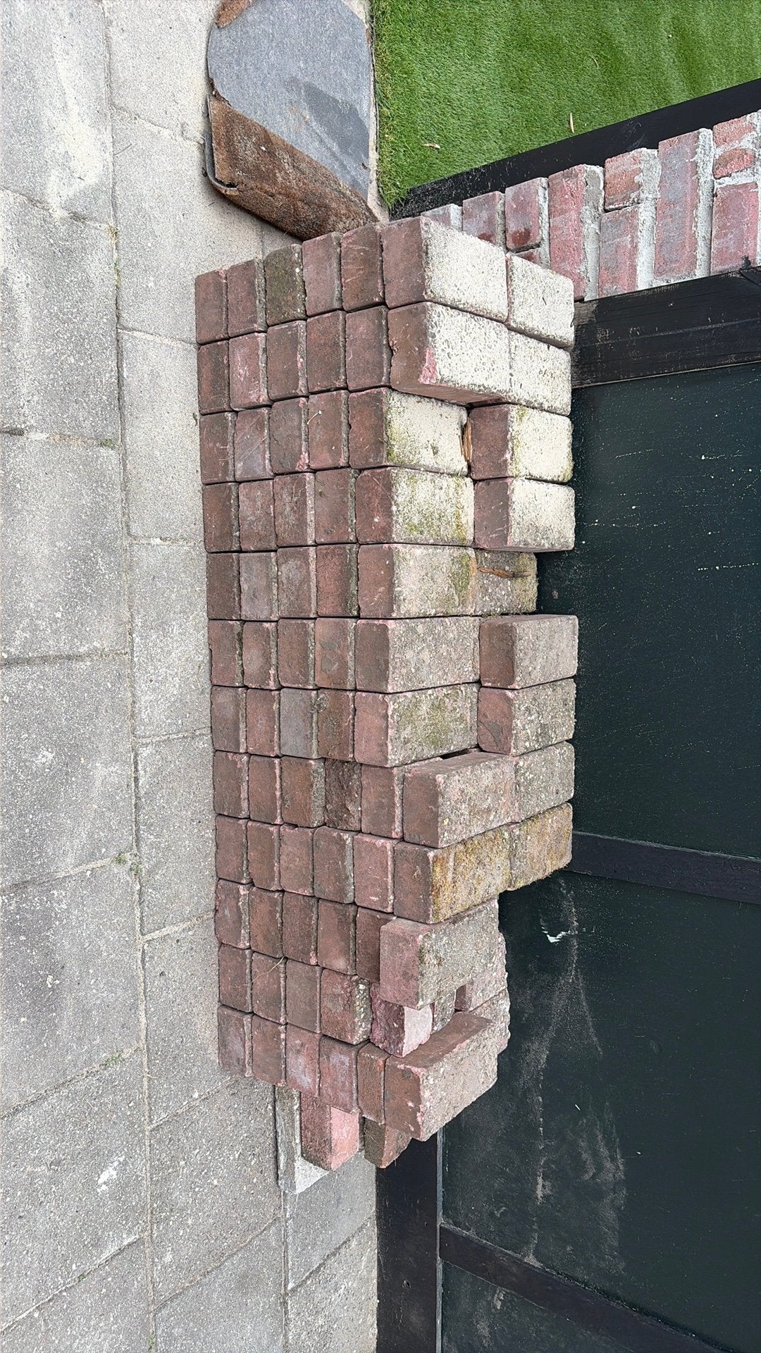 100 Klinkers gratis af te halen, Tuin en Terras, Ophalen, Zo goed als nieuw, Beton, Klinkers