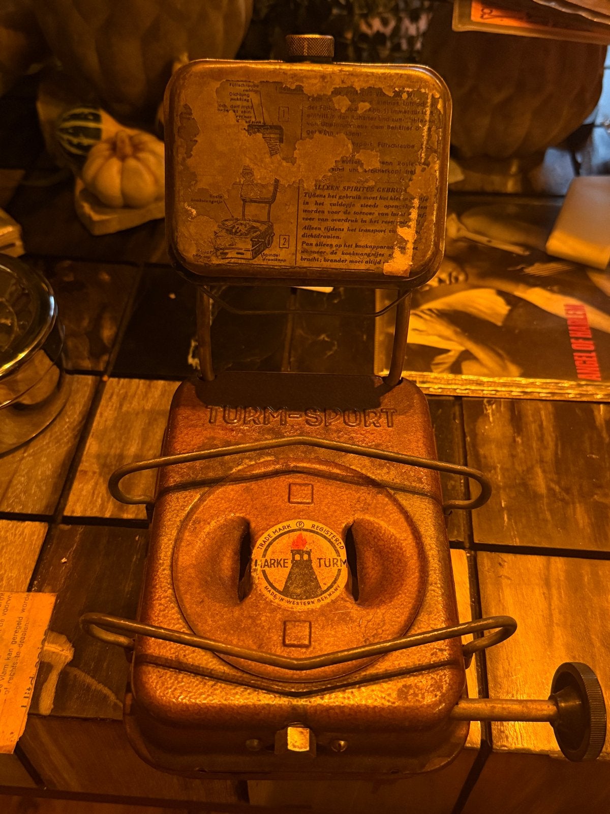 Turm Sport Spiritus Kooktoestel - Vintage Campingbrander, Ophalen, Zo goed als nieuw