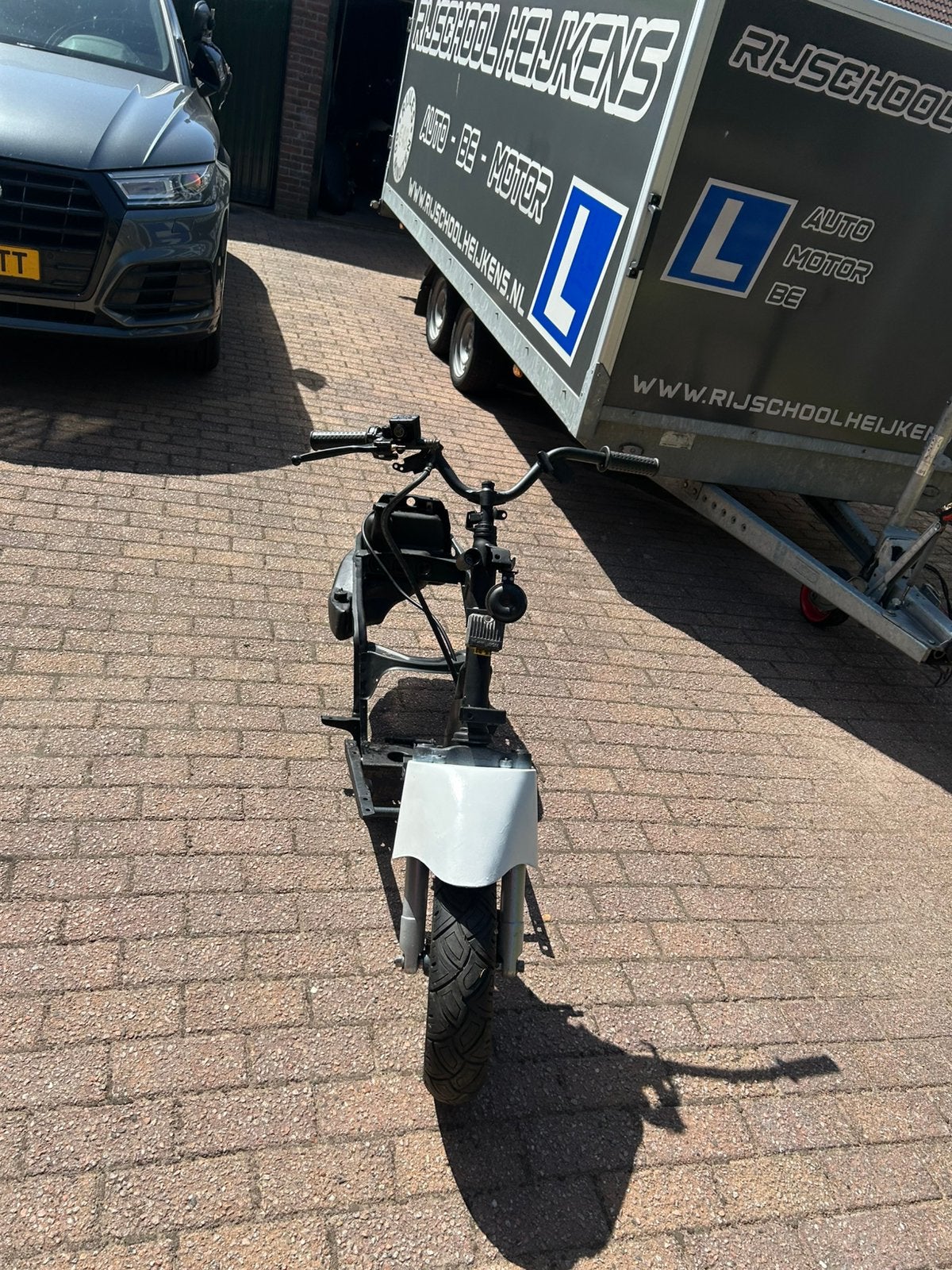 Zip frame met kenteken zonder wok, Ophalen, Gebruikt