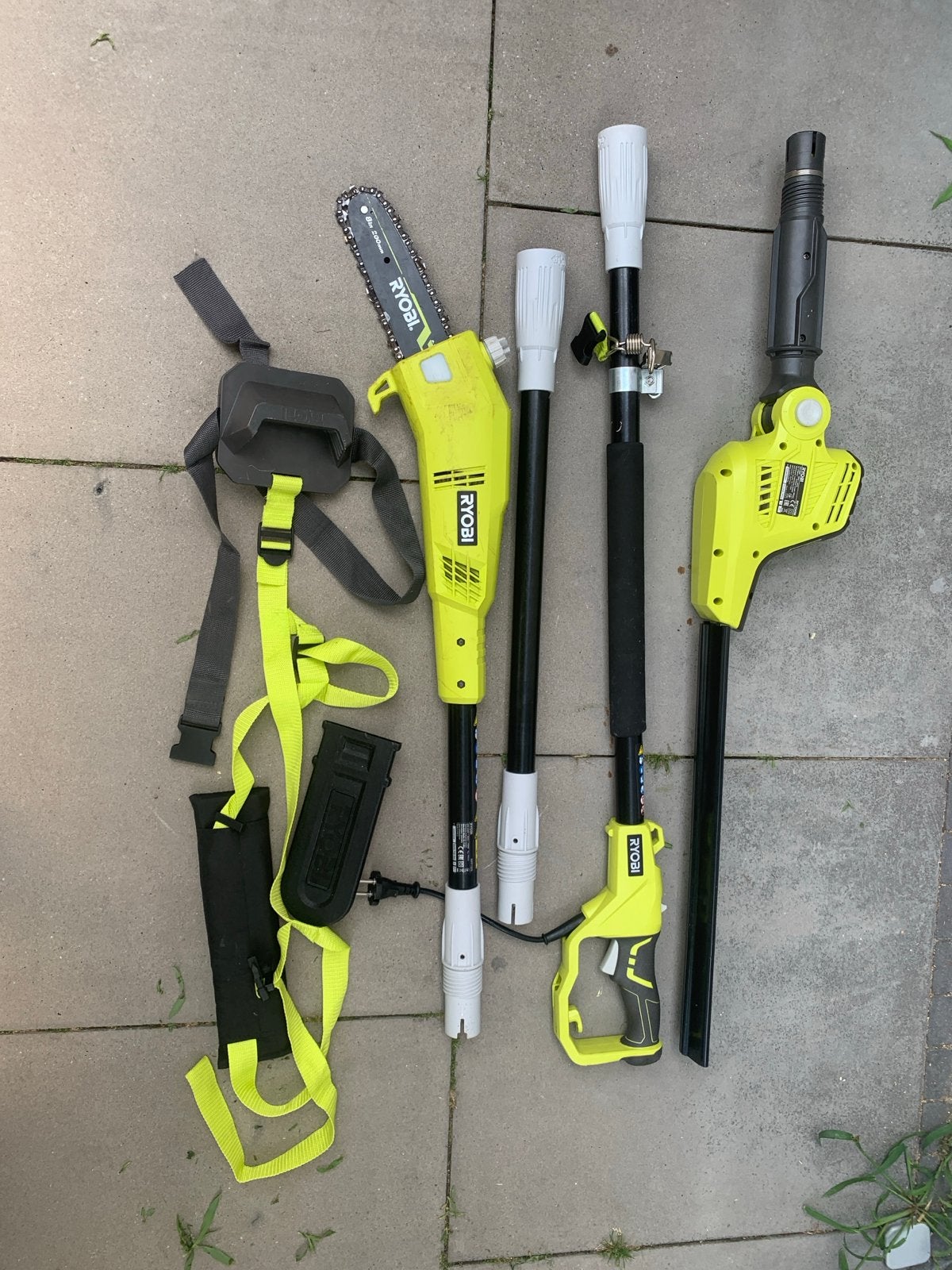 Ryobi RPT4545M Elektrische Heggenschaar & Kettingzaag Set, Ophalen, Gebruikt, Elektrisch