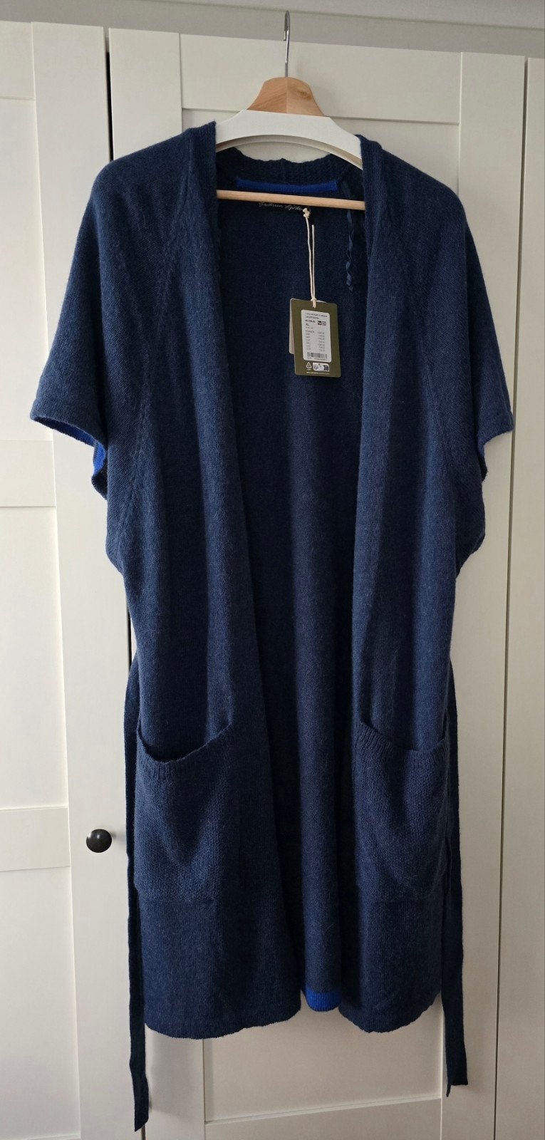 Gudrun Sjödén Nieuw vest (alpaca) & tuniek XL, Blauw, Gudrun Sjödén, Maat 46/48 (XL) of groter, Nieuw