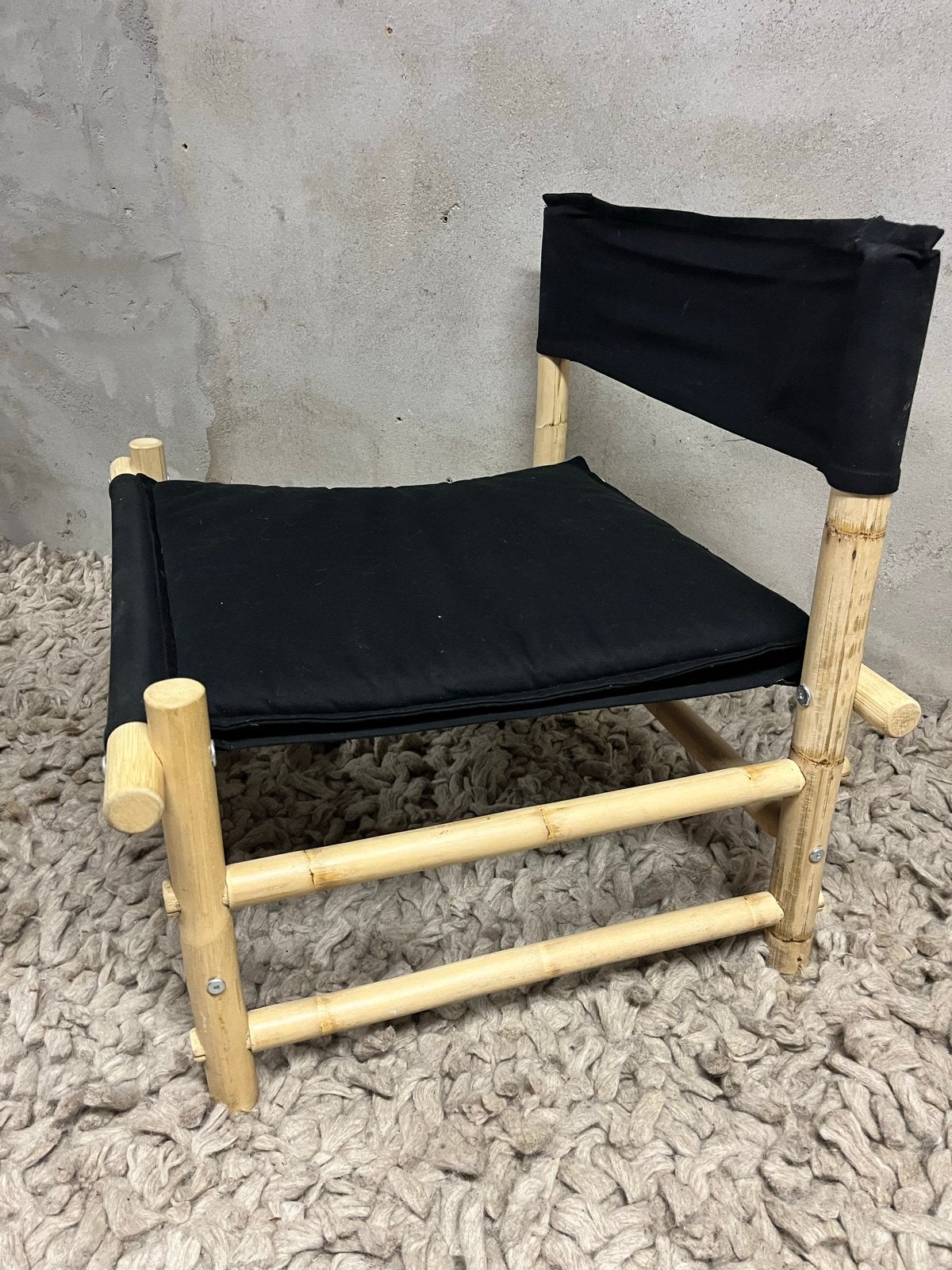 IKEA Jassa Piet Hein Eek editie bamboe stoel, Zwart, Ophalen of Verzenden, Zo goed als nieuw, Eén