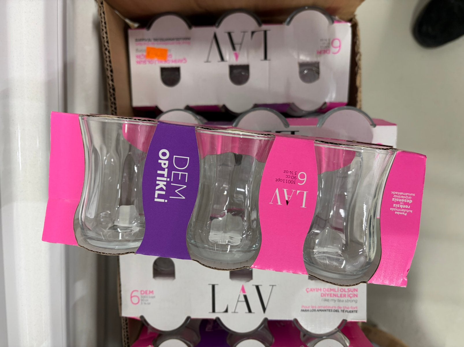 LAV Turkse theeglazeb, Ophalen, Glas of Glazen, Nieuw, Glas