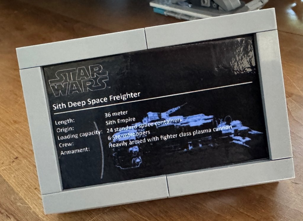 Star Wars Lego Clone Sith Deep Space Freighter 17.000pcs, Ophalen, Star Wars, Lego, Complete set