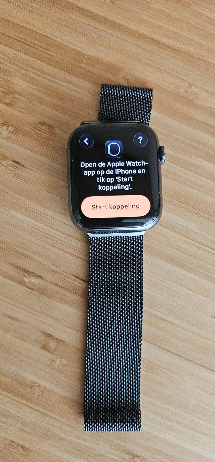 Apple Watch Series 8 45mm RVS GPS + Cellular Saffier, Apple Watch ⌚️, IOS, Ophalen of Verzenden, Zo goed als nieuw