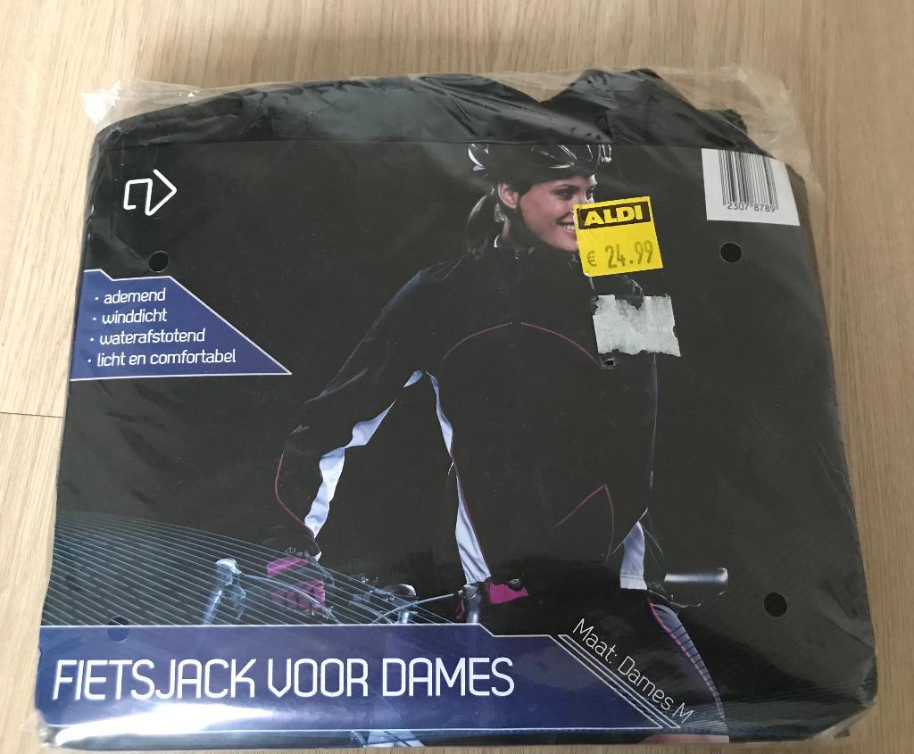 Fietsjack dames maat M, Ophalen of Verzenden, Nieuw, Zwart