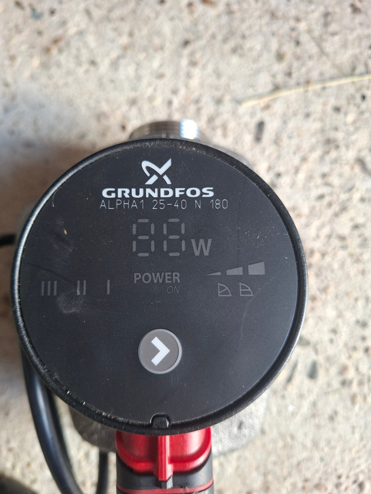 Grundfos ALPHA1 25-40 N 180 circulatiepomp rvs, Doe-het-zelf en Verbouw, Verwarming en Radiatoren, Ophalen of Verzenden