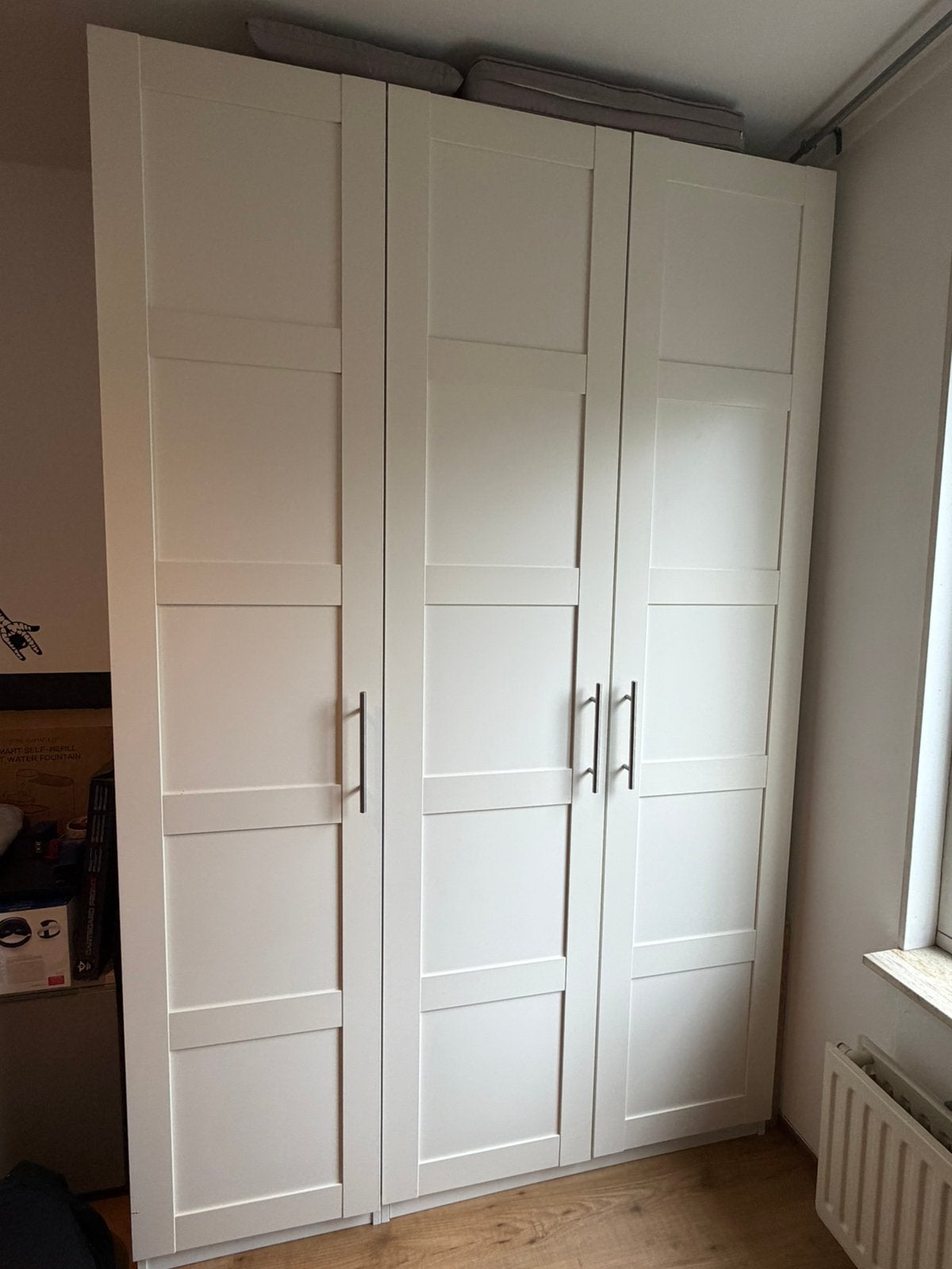Kleding kast 3 deuren - ikea, Ophalen, Gebruikt, 100 tot 150 cm, 200 cm of meer