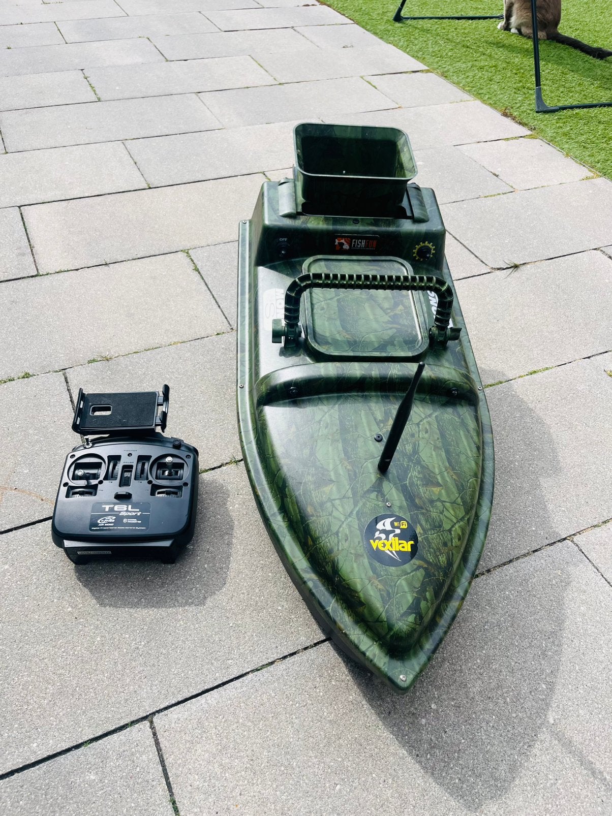 Anatec Spektrum voerboot + Vexilar SP200 fishfinder, Ophalen, Zo goed als nieuw, Overige typen