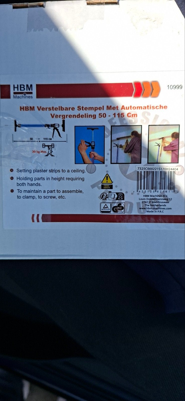verstelbare stempel, Steen of Klei, Zwart, Nieuw, Ophalen of Verzenden