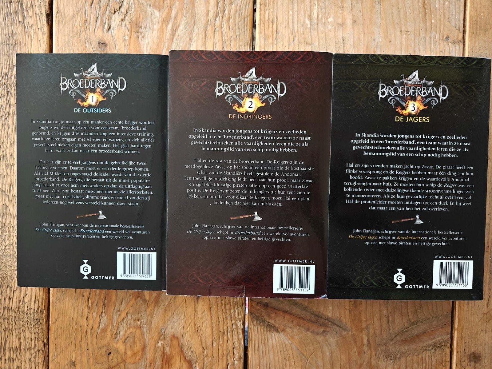 3 Delen van de serie: Broederband., Boeken, Ophalen of Verzenden
