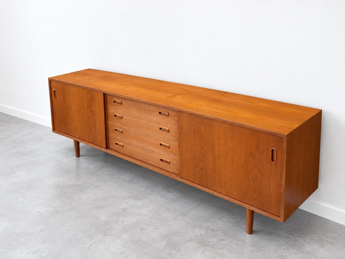 Vintage Teakhouten Dressoir – Clausen & Son – Deens Design, Ophalen of Verzenden