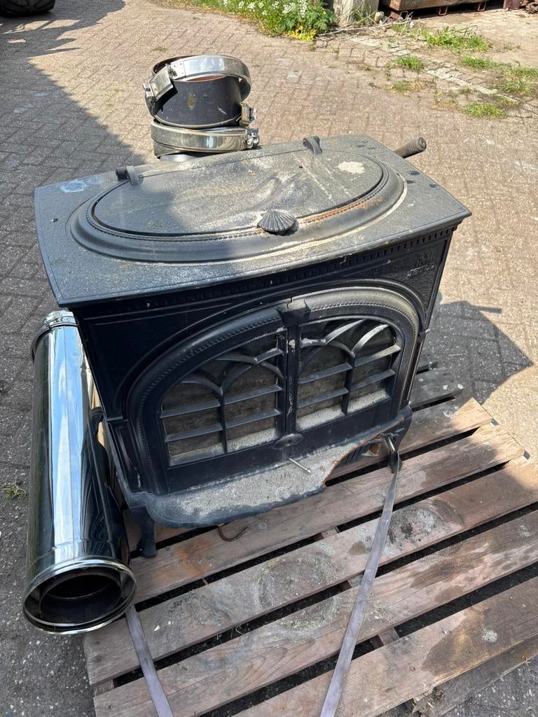 Te koop mooie houtkachel, Huis en Inrichting, Kachels, Ophalen, Gebruikt, Hout, Houtkachel