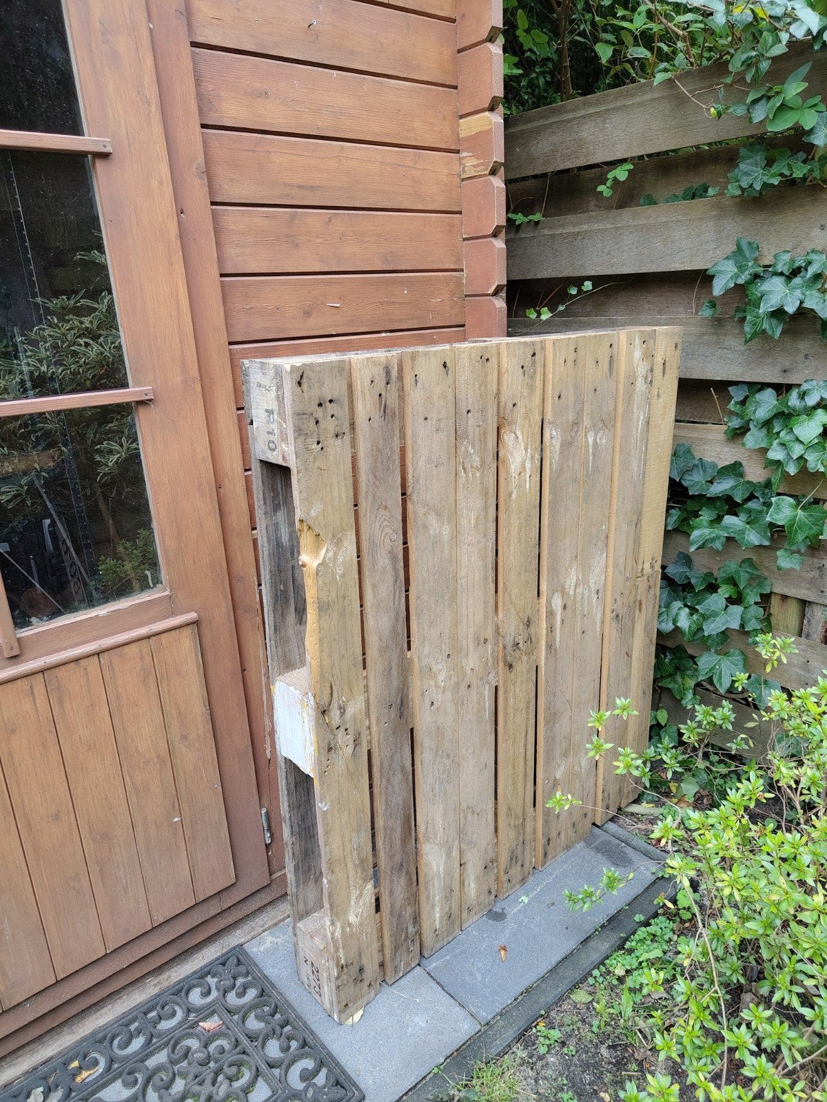 Gratis pallet 100x120cm, Tuin en Terras, Ophalen, Hout, Minder dan 3 meter, 1 tot 2 meter