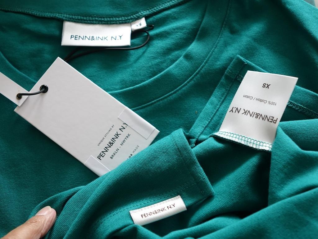 nieuw groen PENN EN INK shirt, Penn & Ink, Verzenden, Nieuw, Korte mouw