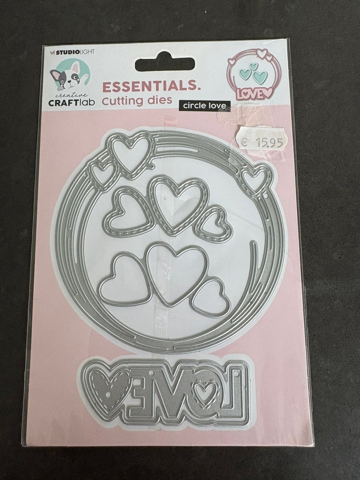 Craftlab snijmal circle love nieuw, Hobby en Vrije tijd, Kaarten | Zelf maken, Ophalen of Verzenden, Zo goed als nieuw, Overige thema's