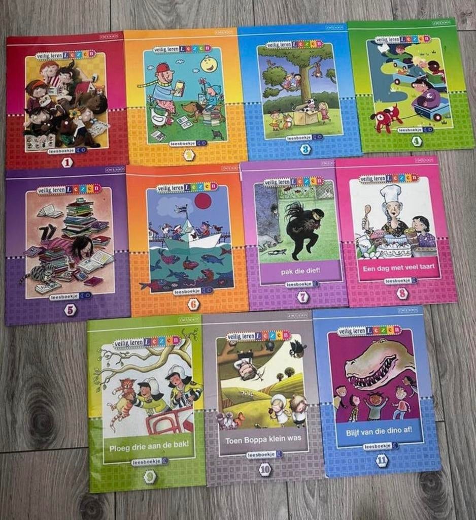 Veilig leren lezen leesboekjes groep 3 maan compleet, Ophalen of Verzenden, Zo goed als nieuw, Overige niveaus, Nederlands