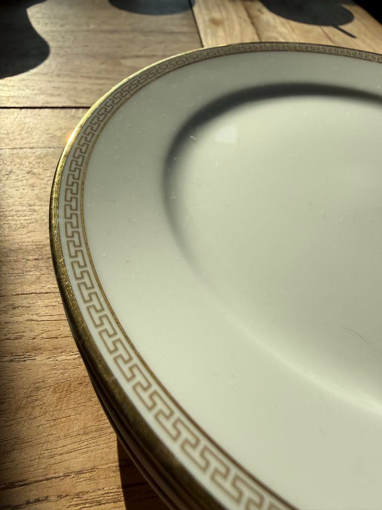 Heinrich & Co Selb Bavaria borden met gouden rand, Ophalen of Verzenden, Zo goed als nieuw, Bord(en), Overige stijlen