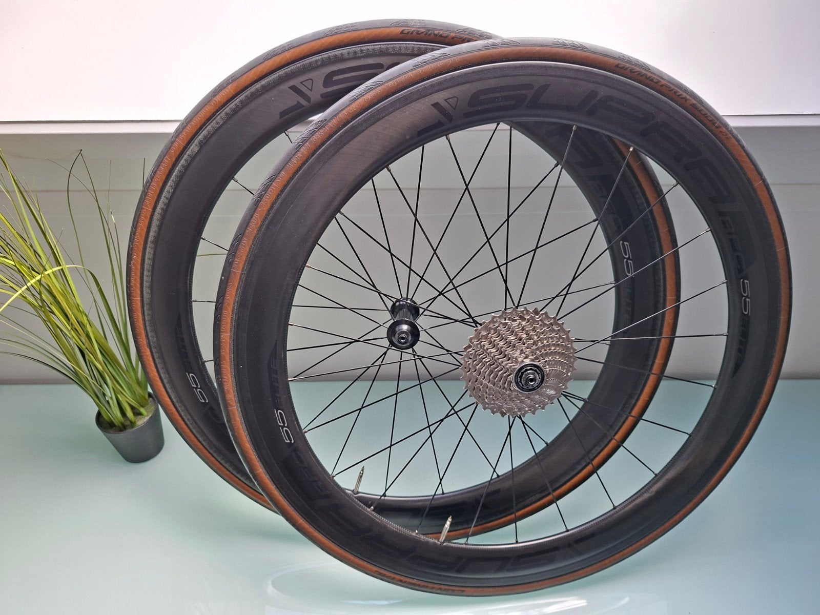 Supra RFC 55 Elite Carbon Wielset Racefiets, Fietsen en Brommers, Fietsonderdelen, Gebruikt, Supra, Racefiets, Carbon