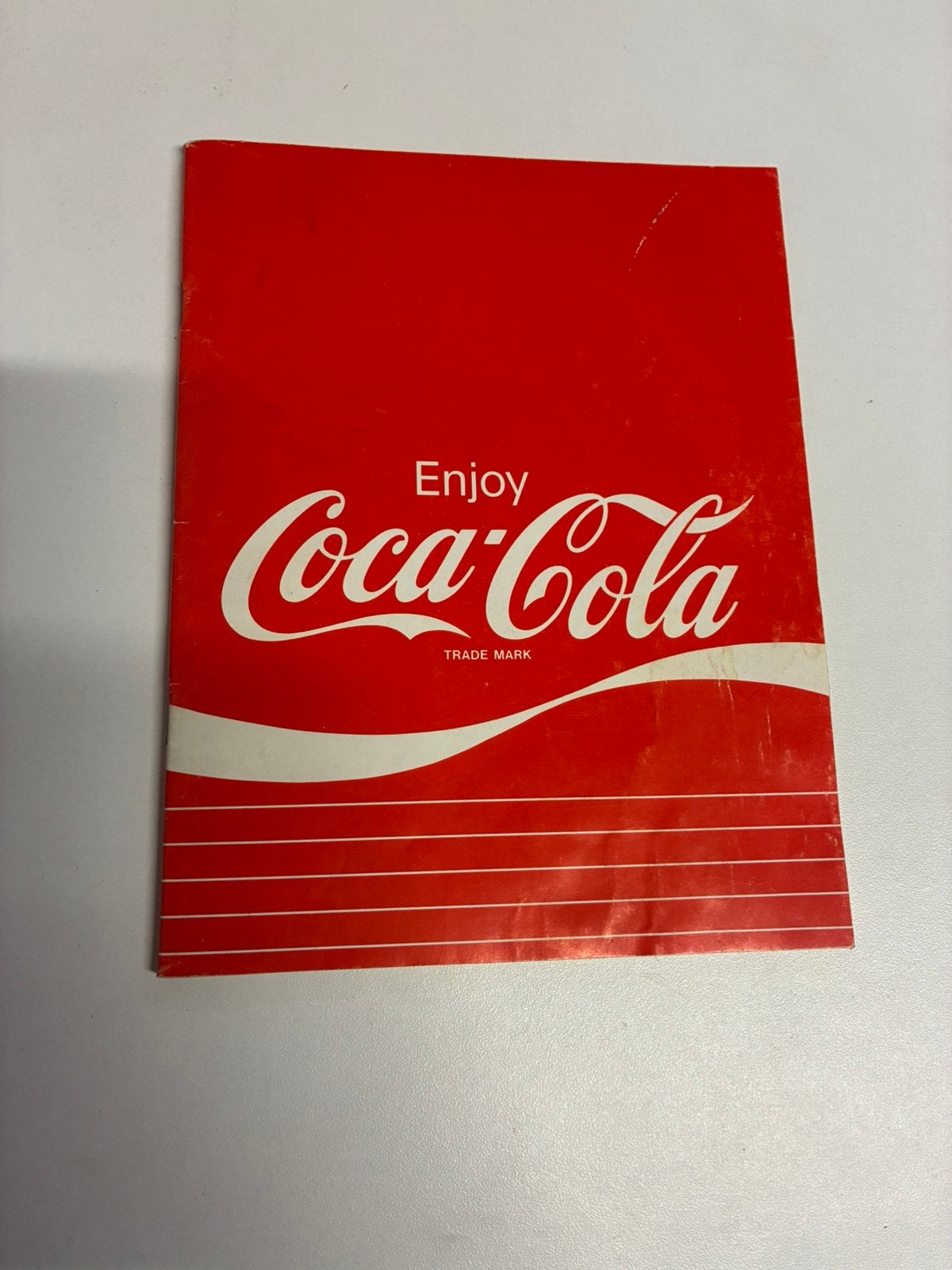 Prachtig klein Coca Cola schrift gelijnd, Ophalen of Verzenden, Zo goed als nieuw, Gebruiksvoorwerp
