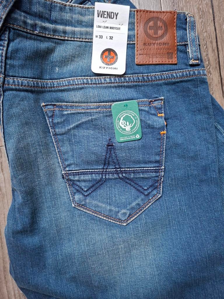 KUYICHI Wendy low bootcut jeans W33 L32, Kleding | Dames, Spijkerbroeken en Jeans, Blauw, KUYICHI, Nieuw, Ophalen of Verzenden