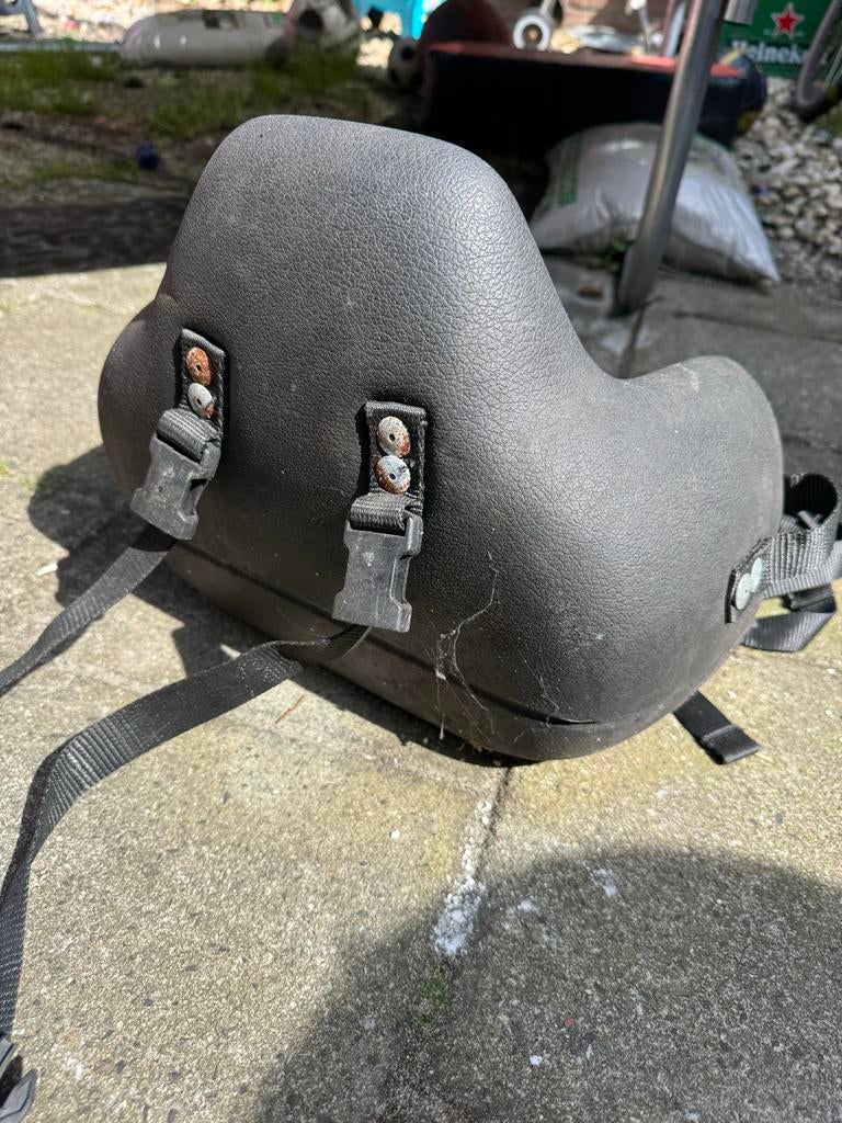 Zwart kinderzitje voor scooter, Overige merken, Gebruikt, Overige methoden, 9 t/m 18 kg