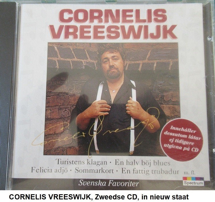CORNELIS VREESWIJK, splinternieuwe Zweedse CD, Turister, Cd's en Dvd's, Ophalen of Verzenden, Nieuw in verpakking