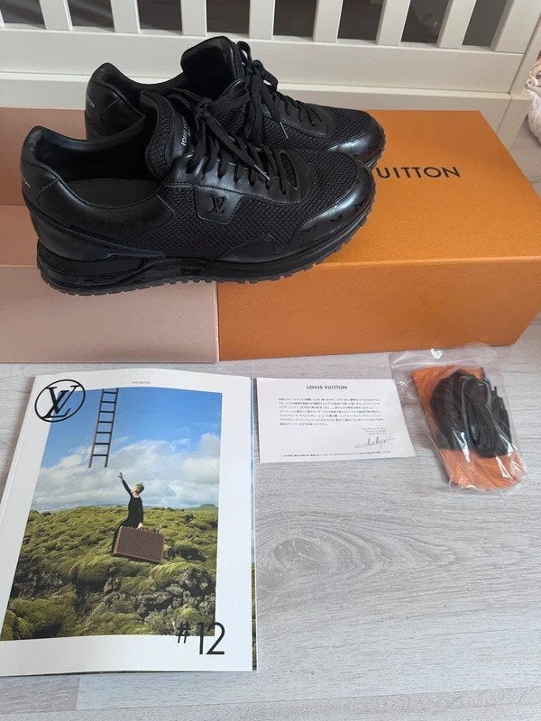 Louis Vuitton Trainers Sneakers Runaway, Zwart, Ophalen of Verzenden, Sneakers of Gympen, Louis Vuitton