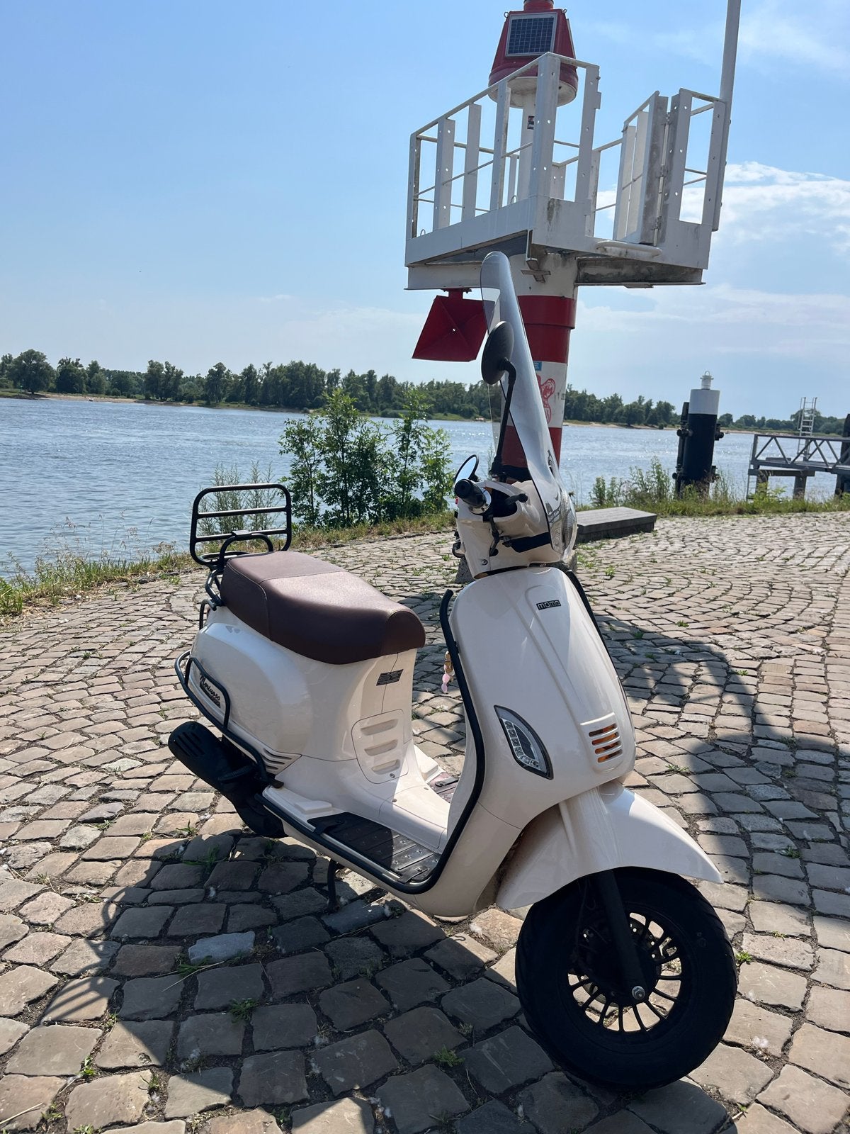 MOMO Morino 50 Scooter - Blauw kenteken - Zeer nette staat, Zo goed als nieuw, Benzine, Ophalen, Overige merken