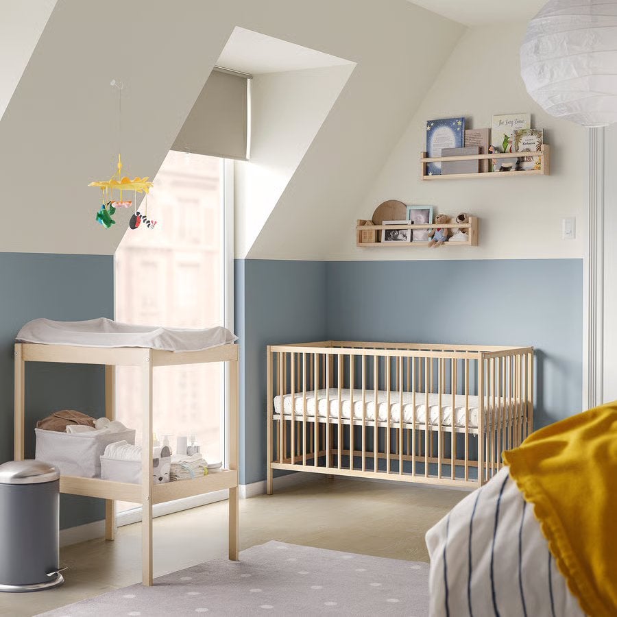 Kinderbedje Sniglar extra Ikea incl matras / beschermhoes, Ophalen, Zo goed als nieuw, Overige typen