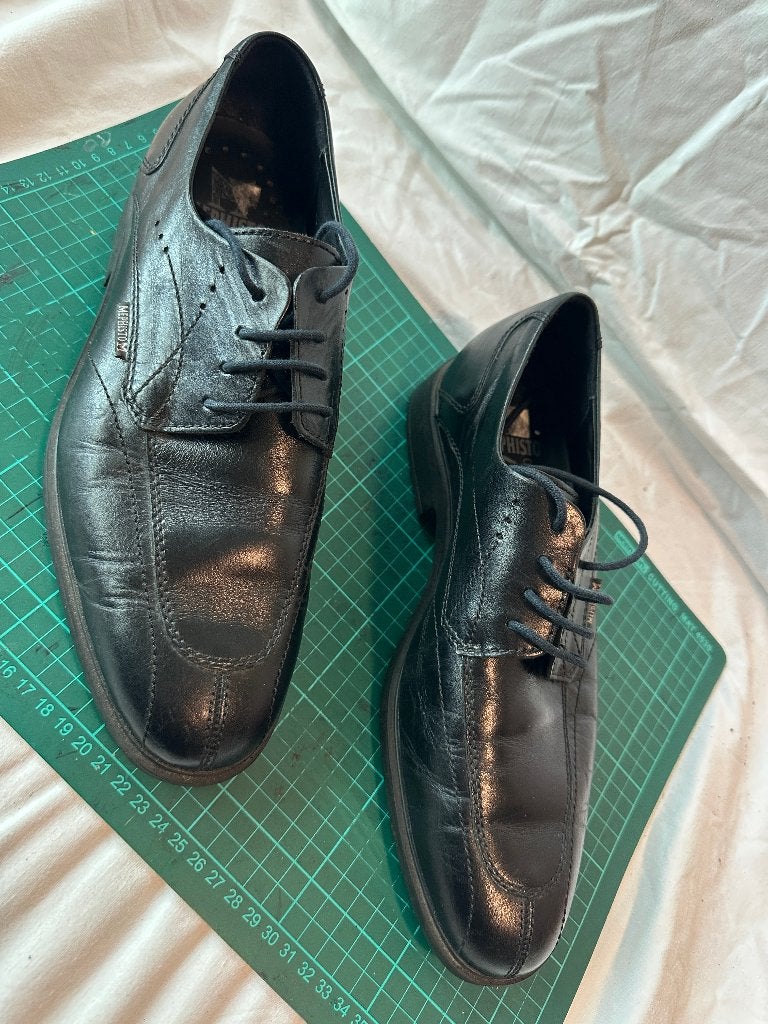 Mephisto zwaart heren schoen maat:41,5, Zwart, Ophalen of Verzenden, Mephisto, Gedragen