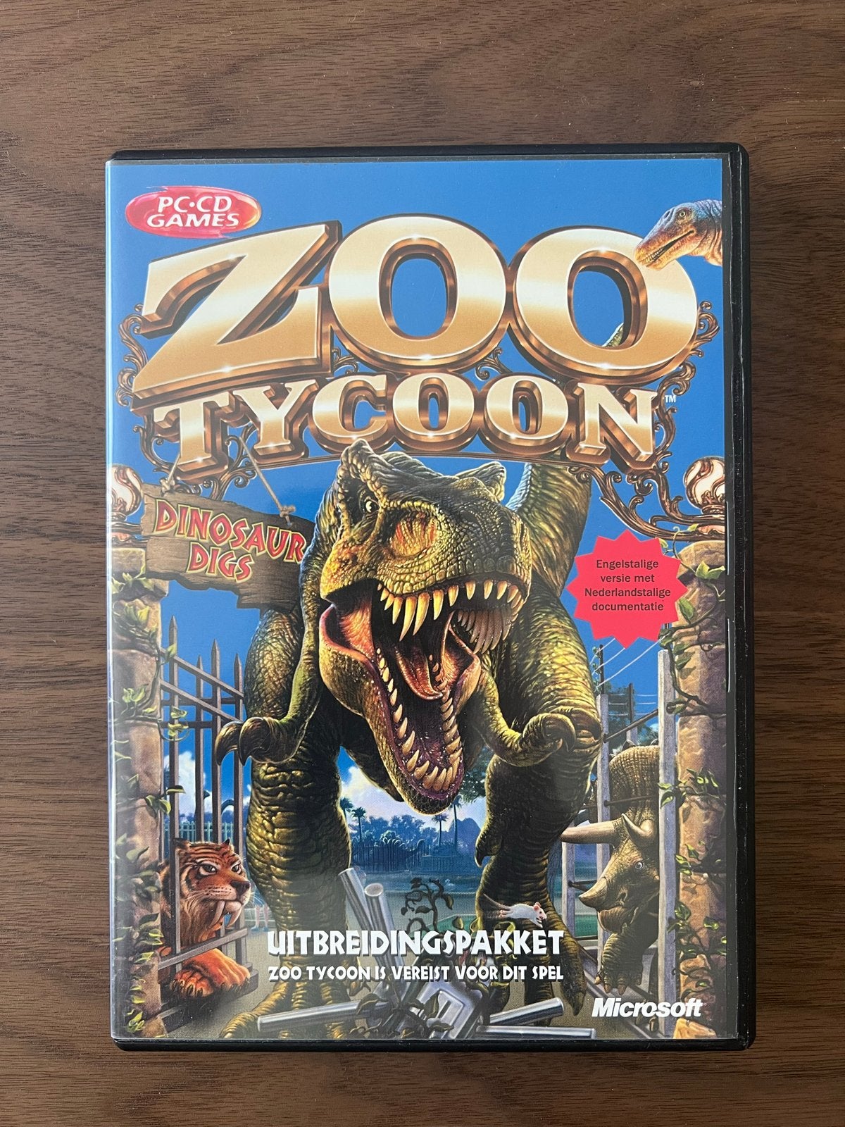 Zoo Tycoon: Dinosaur Digs (PC CD-ROM) Uitbreidingspakket, Spelcomputers en Games, Games | Pc, Zo goed als nieuw, Simulatie, 1 speler