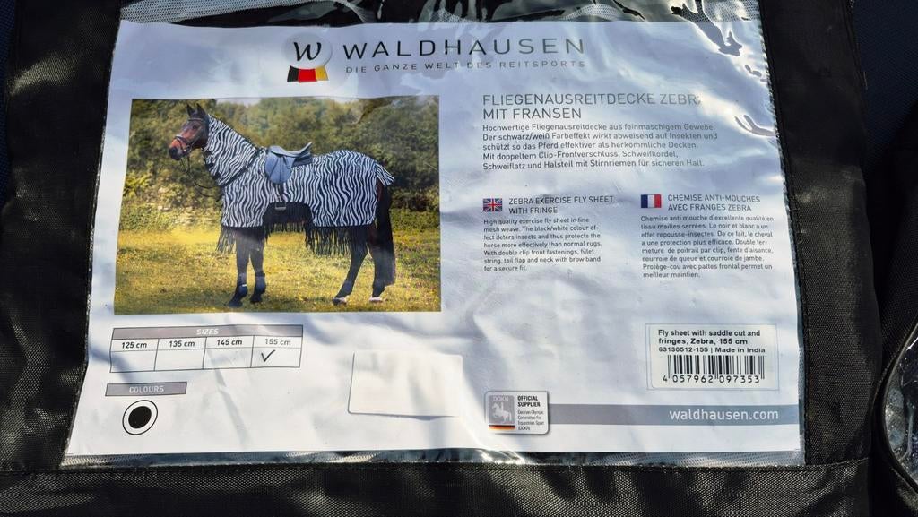 Wegens overcompleet: Nieuwe vliegendekens, maat 205, Dieren en Toebehoren, Paarden en Pony's | Dekens en Dekjes, Meerkleurig, Overige merken