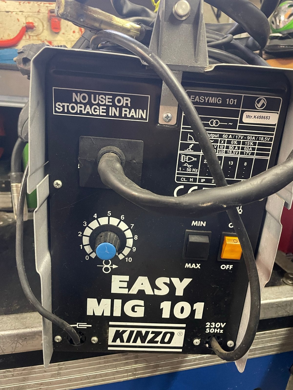 Kinzo Easy Mig 101 Lasapparaat - Compact en Gebruikt, Ophalen, Gebruikt, Minder dan 150 ampère, Co2