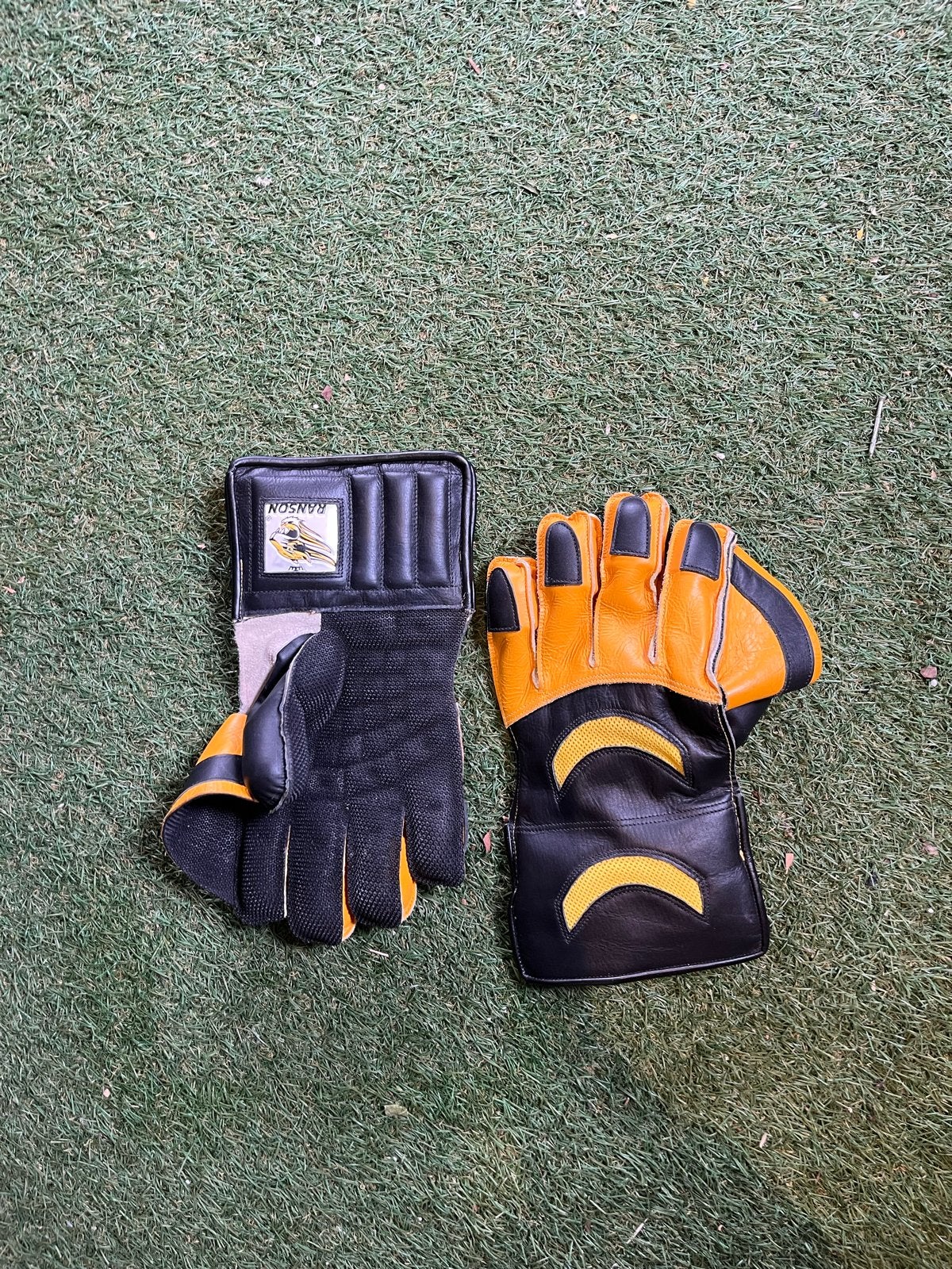 Ranson Cricket Wicketkeeper Handschoenen - Oranje/Zwart, Ophalen of Verzenden, Nieuw