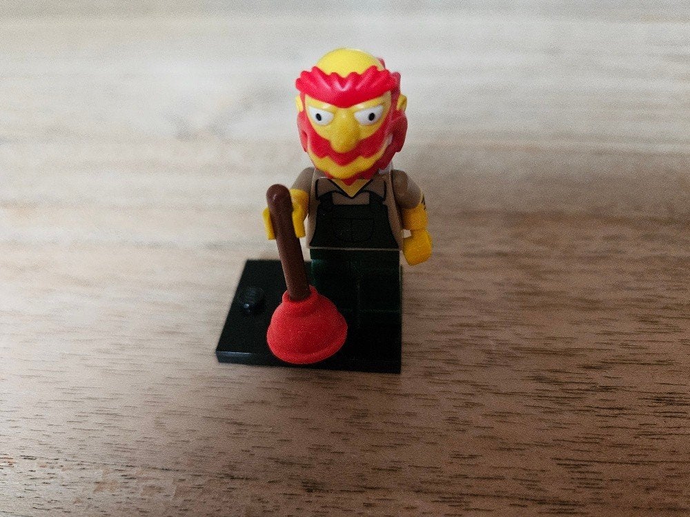 Simpsons Nieuw Lego minifigure Willy, Lego, Lego, Lego, Nieuw