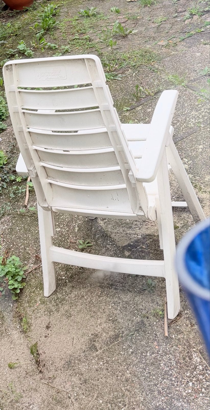 2x Gratis inklapbare Tuinstoelen - Afhalen 10 of 11 oktober, Tuin en Terras, Ophalen, Gebruikt, Kunststof