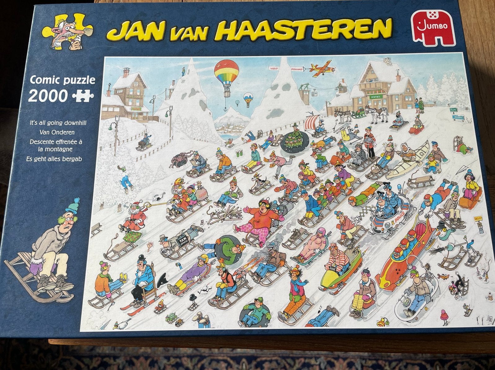 Jan van Haasteren Comic Puzzel 2000 stukjes - Compleet, Ophalen, Meer dan 1500 stukjes, Zo goed als nieuw, Legpuzzel