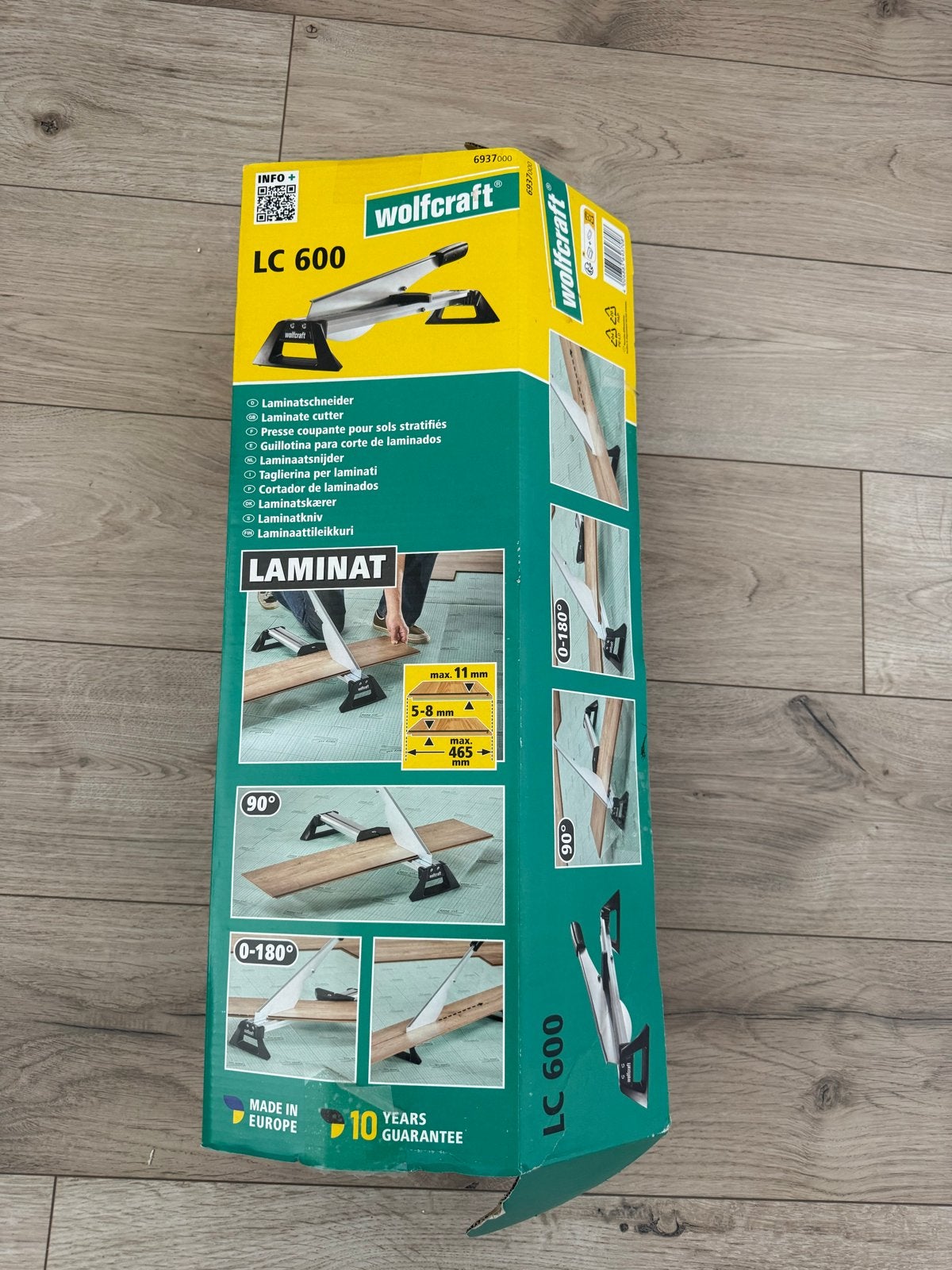 Wolfcraft LC 600 laminaatsnijder - Zo goed als nieuw, Doe-het-zelf en Verbouw, Gereedschap | Handgereedschap, Ophalen of Verzenden