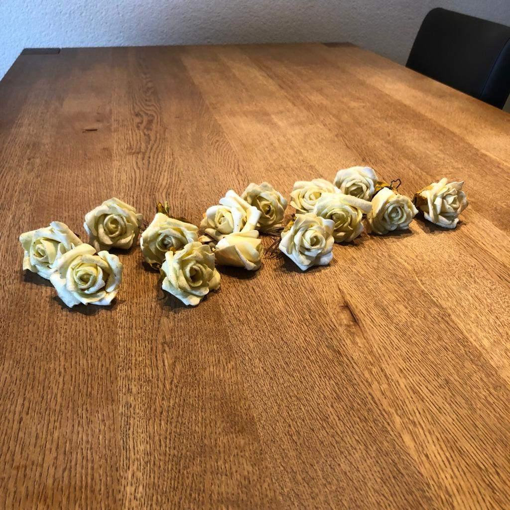 kunstrozen, Huis en Inrichting, Woonaccessoires | Kunstplanten en Kunstbloemen, Ophalen of Verzenden, Zo goed als nieuw, Kunstbloem