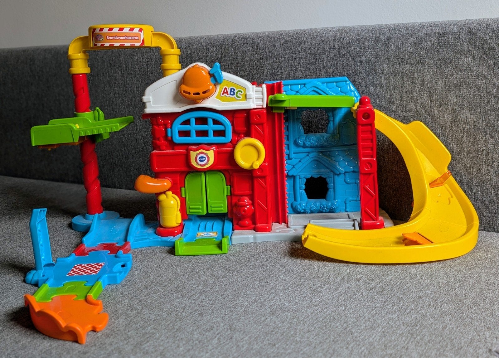 VTech Toet Toet Auto's Brandweerkazerne Speelset met auto, Ophalen of Verzenden, Overige typen, Met licht