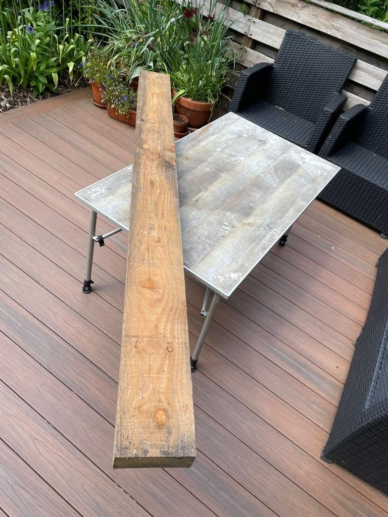 Douglas balk ruw PEFC - 209 x 17,5 x 7 cm, Doe-het-zelf en Verbouw, Hout en Planken, Ophalen, Zo goed als nieuw, 200 tot 250 cm