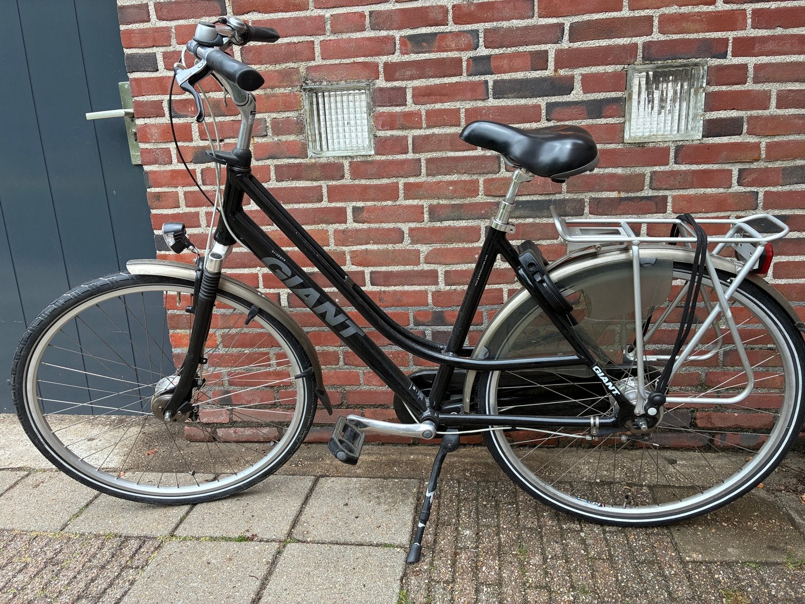 Giant Brisbane damesfiets, 7 versnellingen, framesize 49/50, Fietsen en Brommers, Ophalen, Gebruikt, Velgrem, Versnellingen