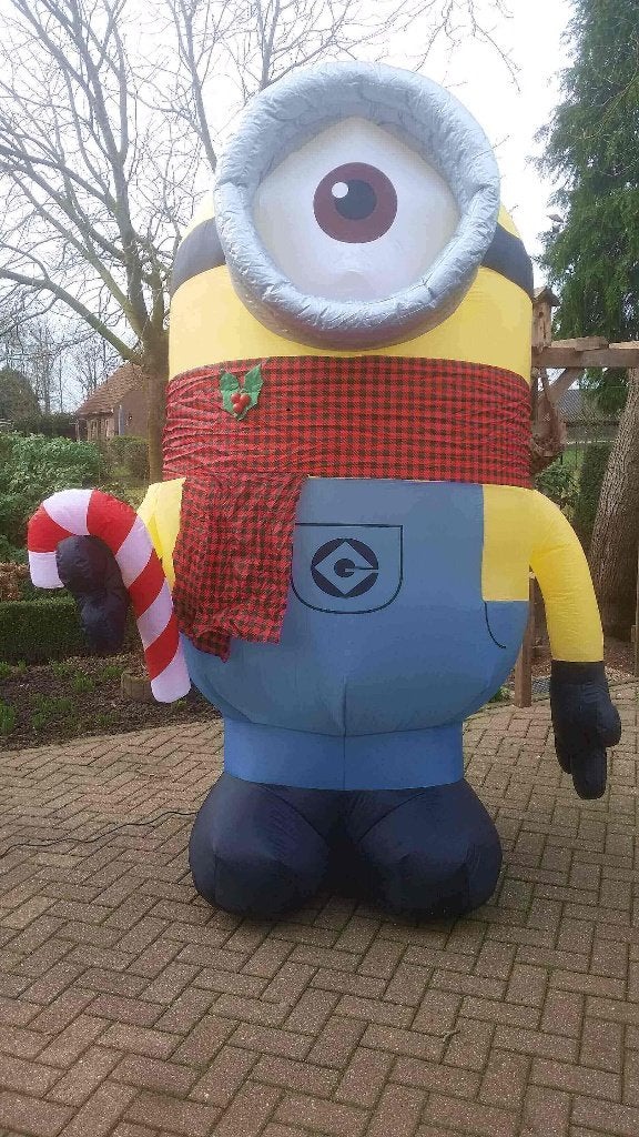 Opblaasfiguur Minion, Snoopy of Sneeuwpop te huur / huren, Ophalen of Verzenden, Nieuw, Overige