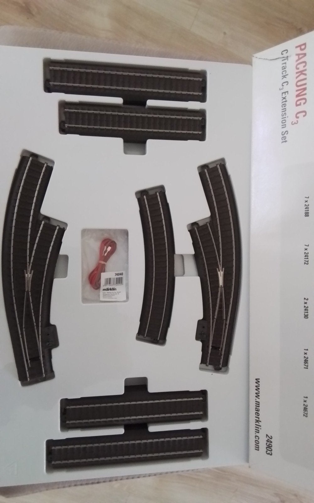 Marklin railset C3 ( art. 24903), Wisselstroom, Rails, Ophalen of Verzenden, Zo goed als nieuw