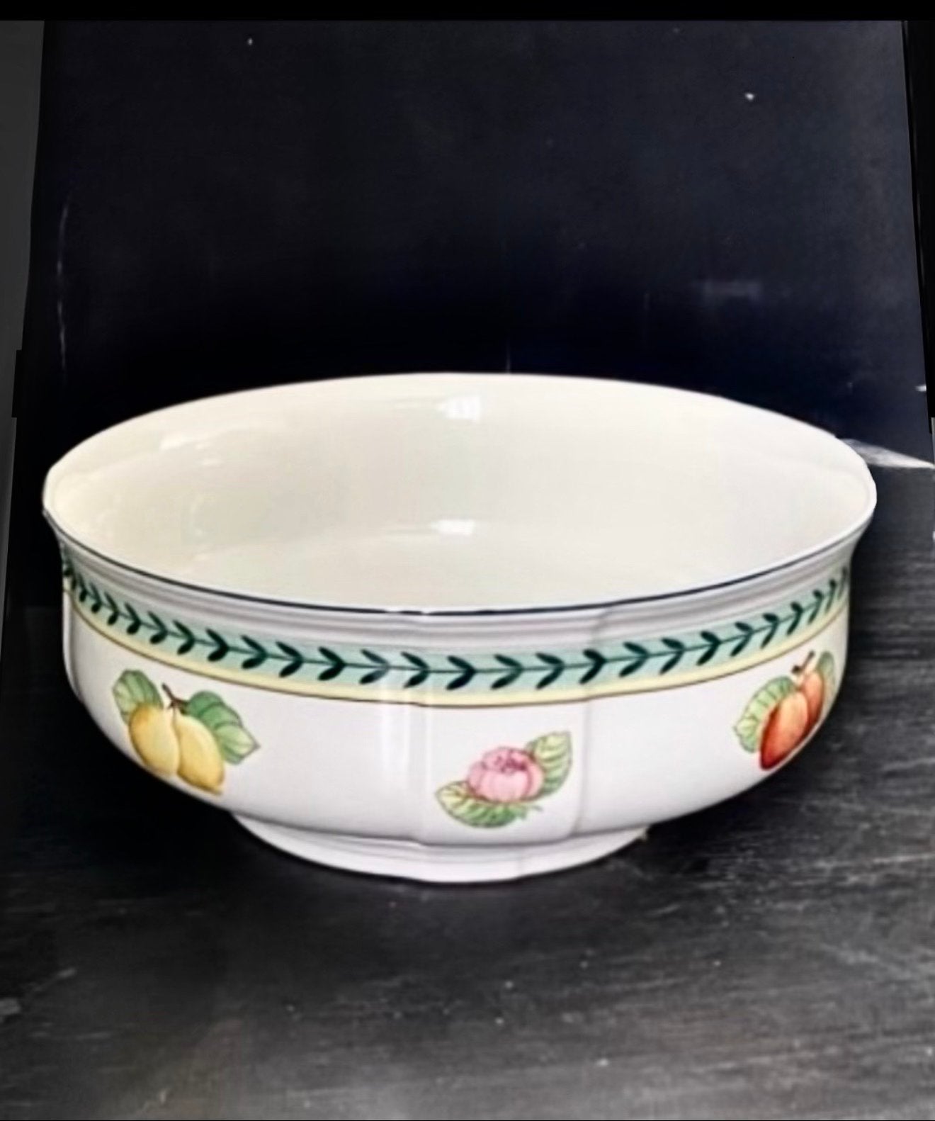 Villeroy & Boch  French Garden Grote.Ronde.Schaal.25cm.NIEUW, Villeroy & Boch, Nieuw, Ophalen of Verzenden, Schaal of Schalen
