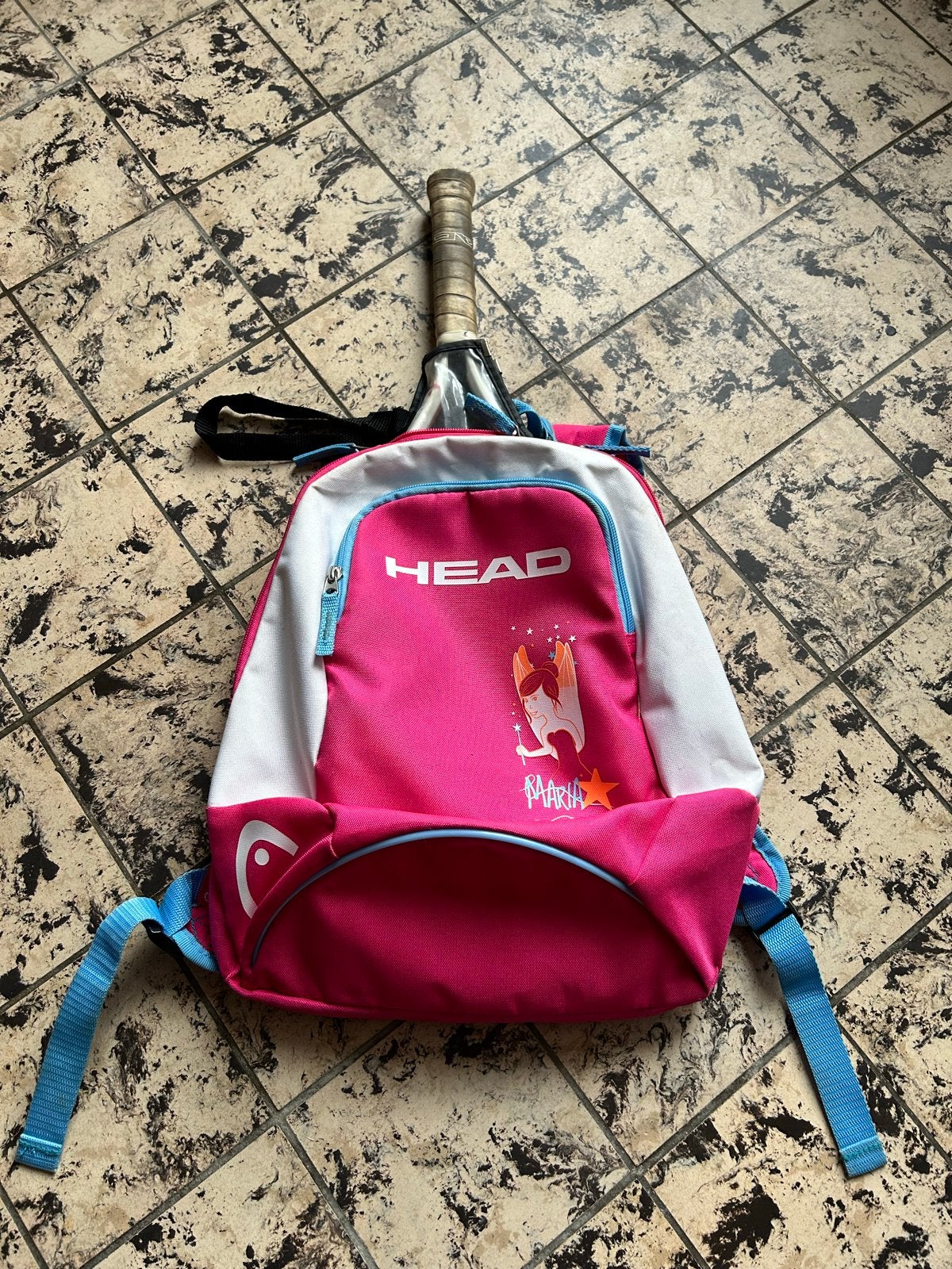 Head Maria 23 tennisracket met rugzak voor kinderen (6-8 jaa, Ophalen, Gebruikt, Racket, Head