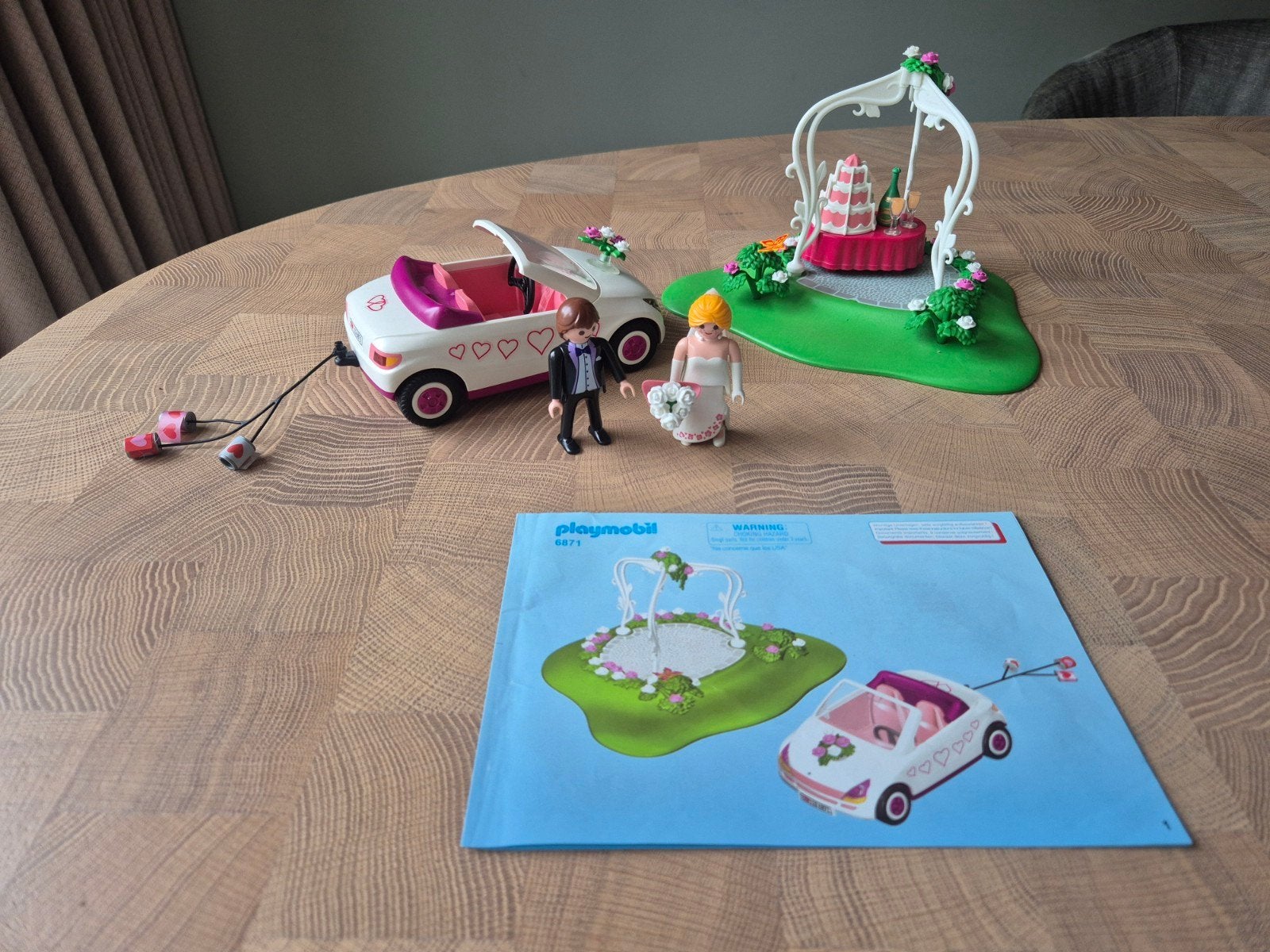 Playmobil Trouwauto 6871, Kinderen en Baby's, Complete set, Voertuig, Ophalen of Verzenden, Zo goed als nieuw